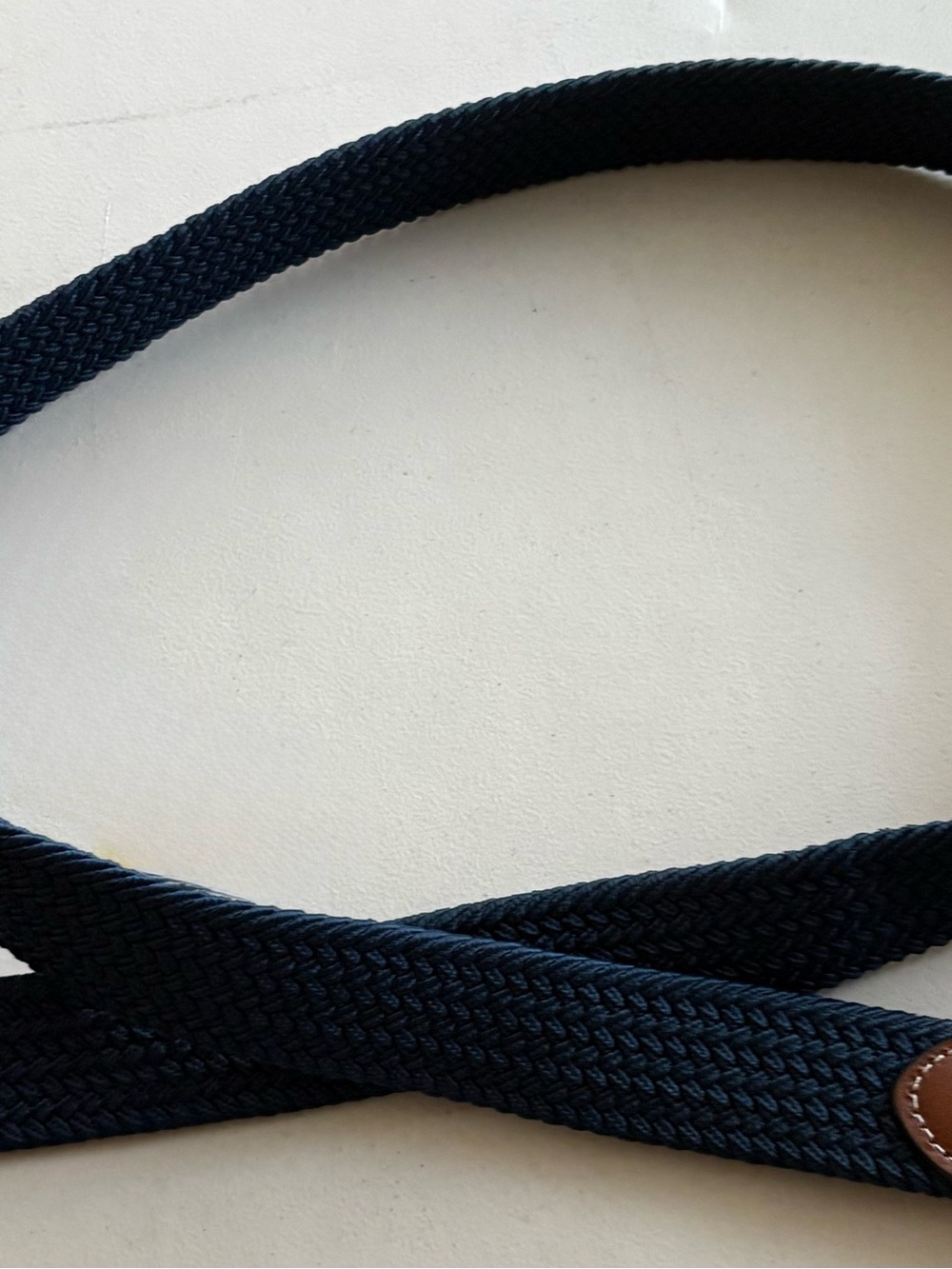 Men's Woven Stretch Belt - Navy